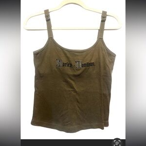 90s Harley-Davidson tank top Sz s moto bikercore cotton